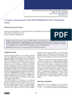 A Simple Modification To The EDAS Method For Two Exceptional Cases