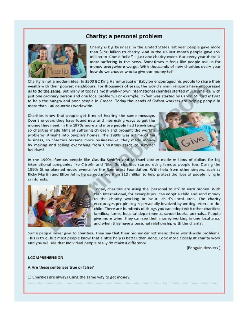 Charity | PDF