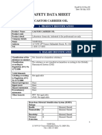 Castor Carrier Oil Sds