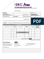 Borang Permohonan Pengecualian Unit - PENGURUSAN