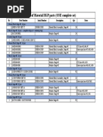 GE Gas Turbine Shroud Block List | PDF | Engines | Rotating Machines
