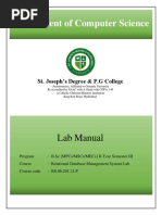 DBMS - LAB Manual