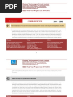 Download IEEE Final Year Projects 2011-2012 Communication Elysium Technologies Pvt Ltd by sunda_pass SN61035475 doc pdf