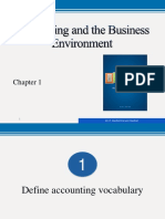 Chapter 01-Accounting and The Business Environments