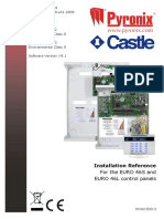 Installation Reference: For The EURO 46S and EURO 46L Control Panels