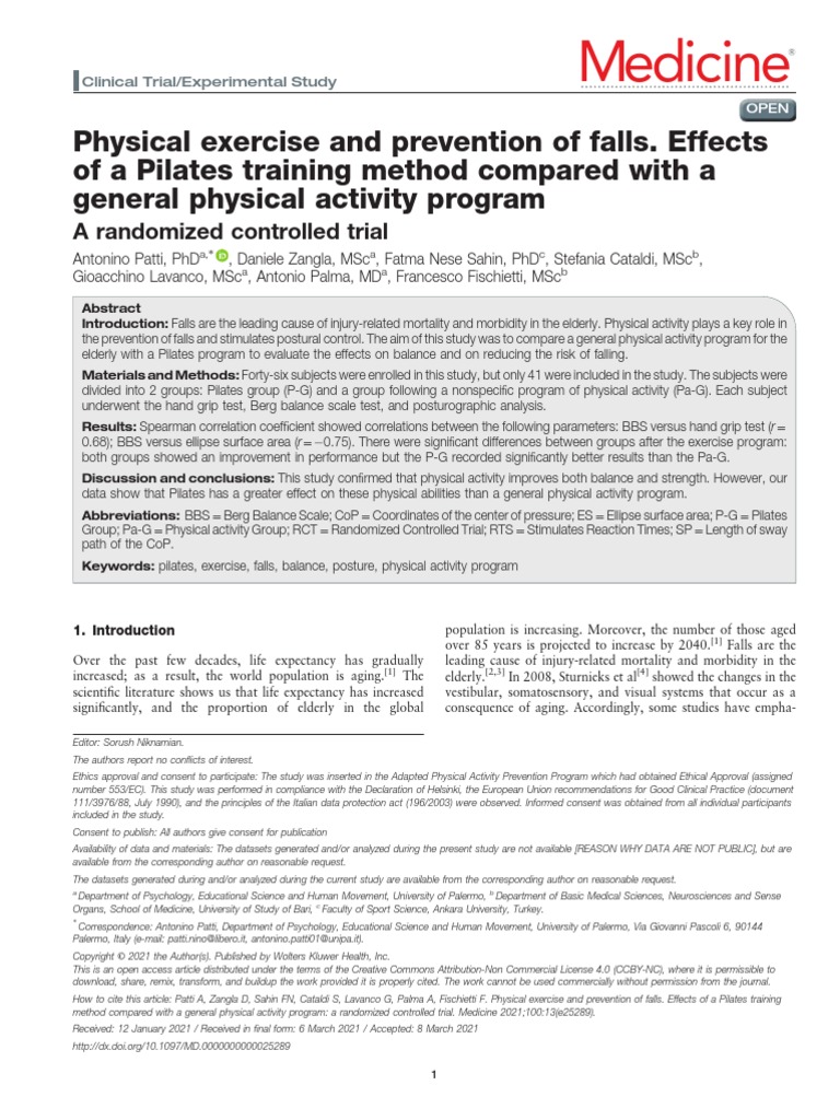 Physical Exercise And Prevention Of Falls Effects 50 Pdf