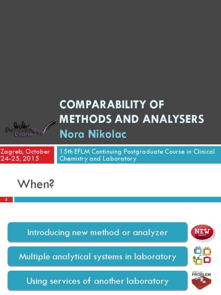 Methods and Analyzers Comparability Analysis | PDF | Errors And ...