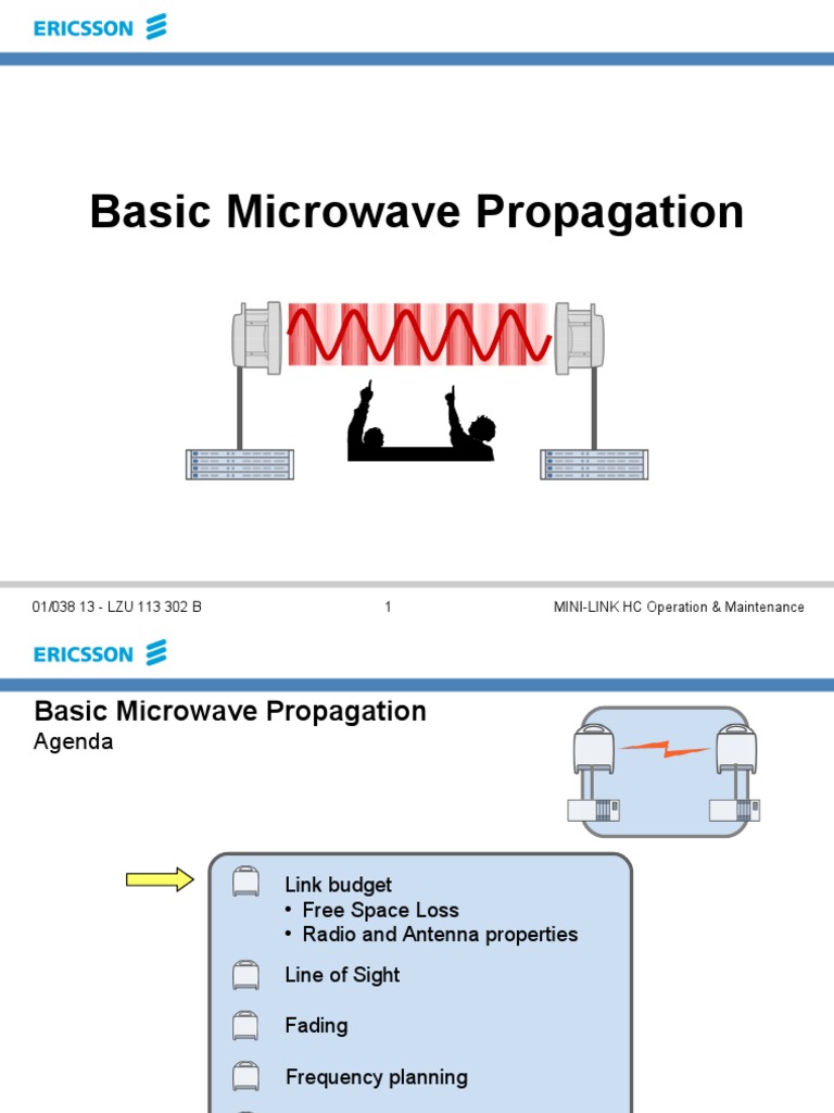 Microwave Link Configuration Overview | PDF | Antenna (Radio) | Radio ...
