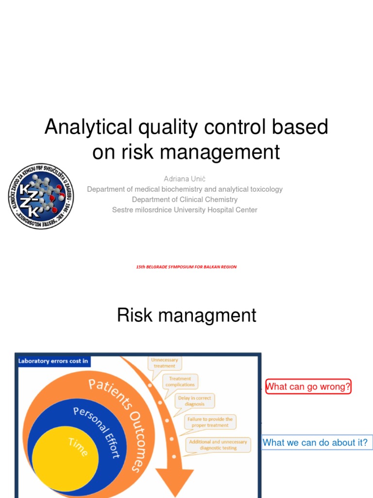 Analytical Quality Control Based On Risk Management PDF