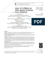 Religious Influence on Adoption of Islamic Mobile Banking