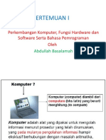 Pertemuan 1