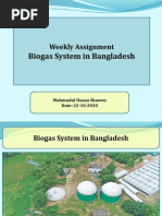 Presentation On Biogas System in Bangladesh