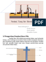 Power Point Kelompok 3 Metode Pelaksanaan Pondasi Bore Pile