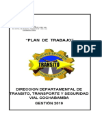 Plan de Trabajo Transito 2019