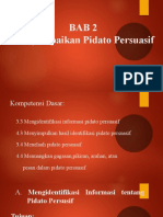 A. Mengidentifikasi Informasi Pidato Persuasif