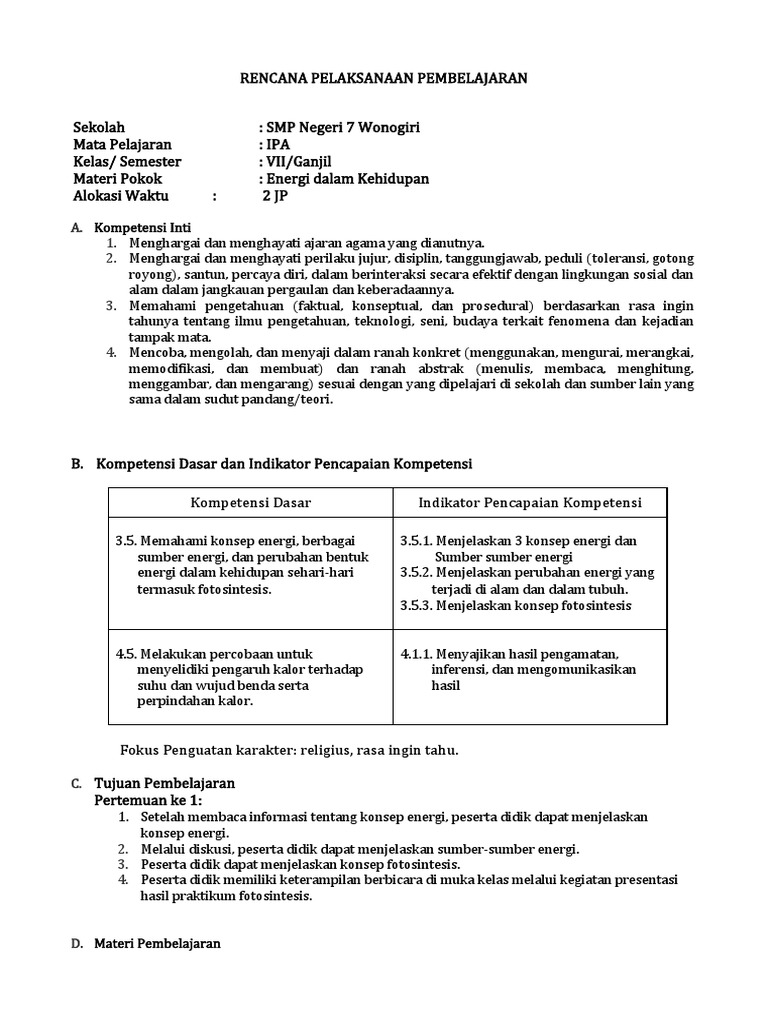 RPP Inquiry | PDF