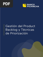 PDF Resumen - Gestión de Product Backlog y Técnicas de Priorización