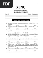 Pair of Linear Equation