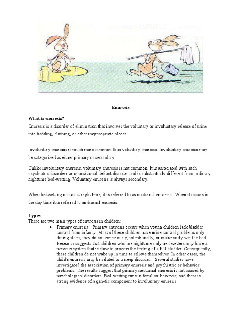 Enuresis Download Free PDF Nocturnal Enuresis Mental Health