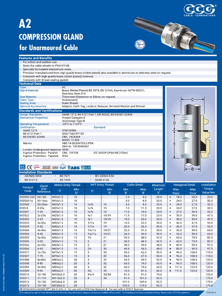 cable-glands-a2-chart-ccg-pdf