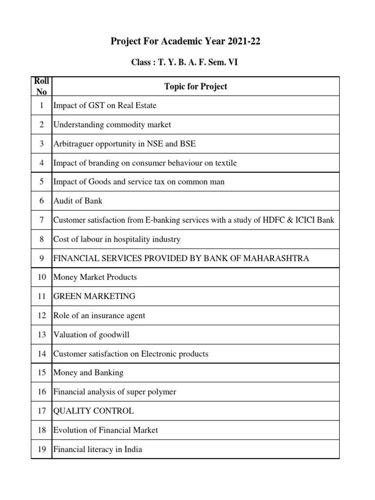 Simple Project Topics For Environmental Biology Students