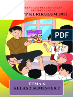 RPP Kelas 2 Tema 6 1 Lembar