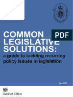 Common Legislative Solutions (2022)