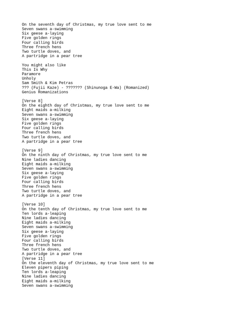 the-twelve-days-of-christmas-a-traditional-christmas-carol-enumerating