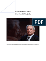 Mario Vargas Llosa y La Tauromaquia Diego Sc3a1nchez de La Cruz para La Economc3ada Del Toro