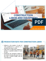 CE155P-2 Construction Labor and Equipment