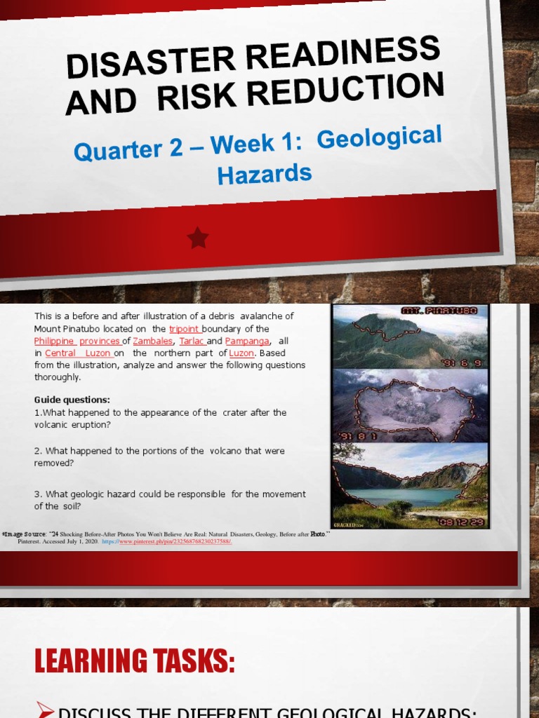 Week 1 Geological Hazards Pdf