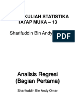 Analisis Regresi - 1