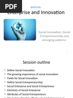 Social Innovation and Social Entrepreneurship