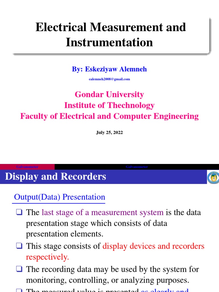 Chapter Five Instrumentation PDF Instrumentation Data