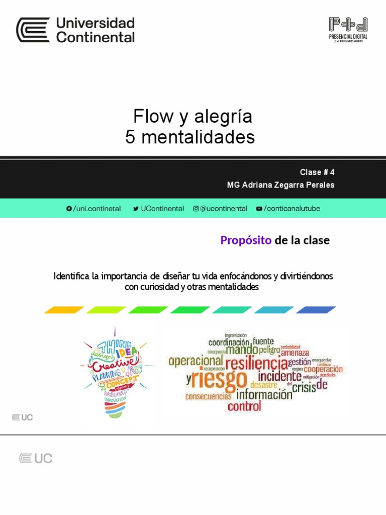 Mentalidades para el Flow y la Alegría | PDF | Experiencia | Pensamiento