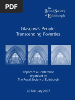 Download Glasgows People - Transcending Poverties by The Royal Society of Edinburgh SN61039591 doc pdf
