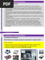 1.1 Hardware and Software