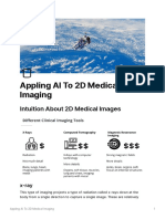 Appling AI To 2D Medical Imaging