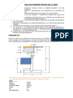 Segundo Examen Puentes Final Semestre 2022-II Diciembre