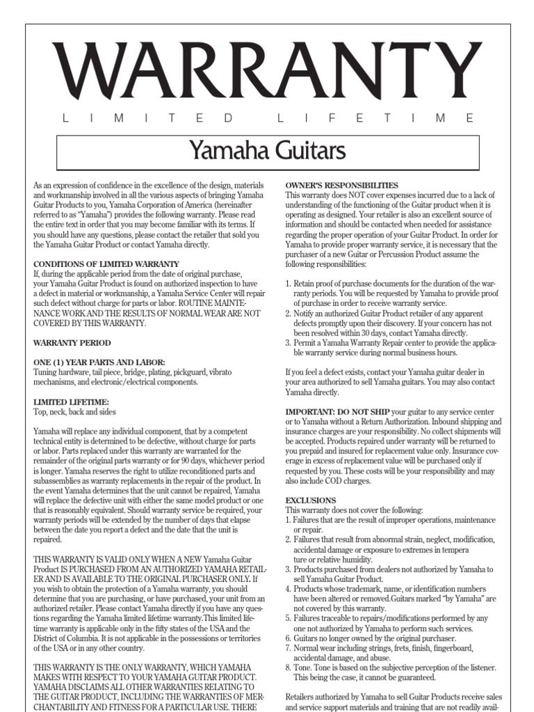 Guitars PDF Guitars Insurance