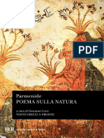 PARMENIDE. Poema Sulla Natura (a Cura Di Giovanni Cerri)