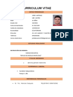 CURRICULUM VITAE vvvv