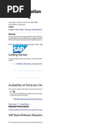 edocument sap notes list