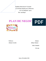 Plan de Negocio TRABAJO