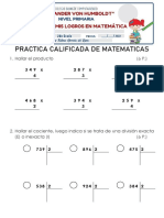 Practica Calificada de Matemáticas 30 - 09