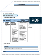 2° Grado - Actividad Del 07 de Noviembre