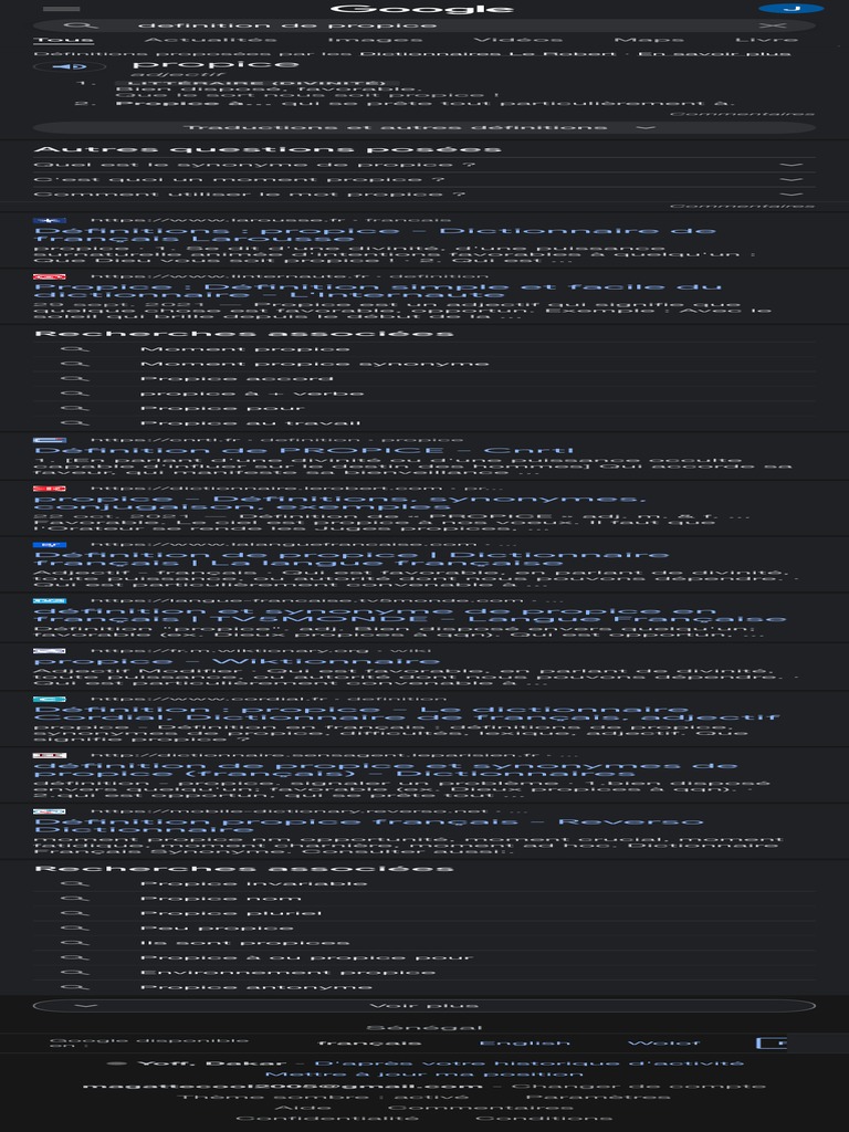 Définition et synonymes de 