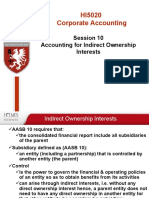 Session 10AB Accounting For Indirect Ownership Interests