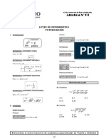 Alg. (1) Leyes de Exponentes I 157 - 160