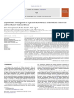 Bioethanol-Diesel Fuel and Bioethanol-Biodiesel Blends